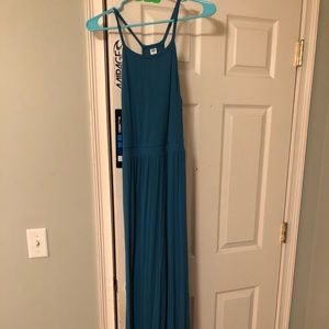 Blue Old Navy Maxi Dress